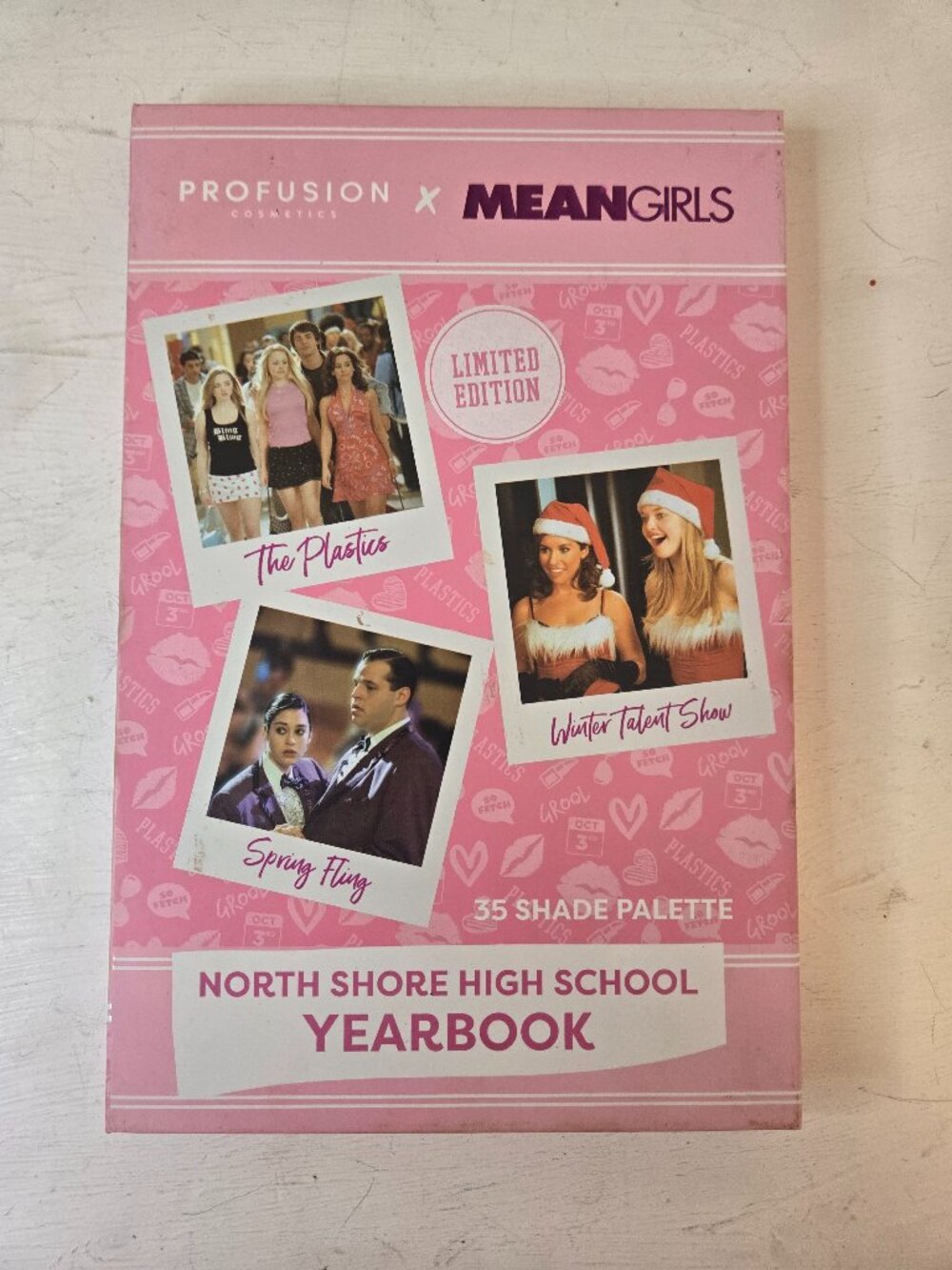 Profusion Mean Girls Limited Edition 35 pan eyeshadow palette Unused